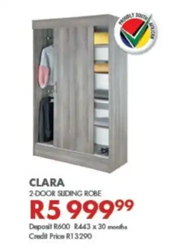 Beares Clara 2-Door Sliding Robe offer