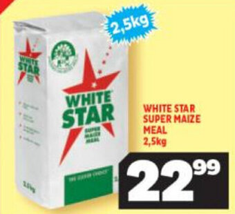 Usave White Star Super Maize Meal 2,5kg offer