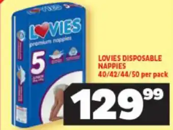 Usave Lovies Disposable Nappies offer
