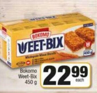Spar Bokomo Weet-Bix 450g offer