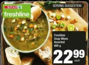 Spar Freshline Soup Mixes 600g offer