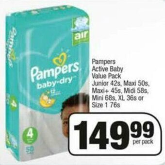 Pampers Active Baby Value Pack
