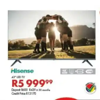 Beares Hisense - 43" LED TV offer
