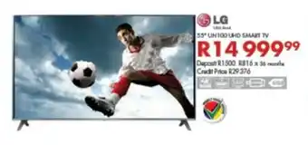 LG - 55" UN100 UHD Smart Tv