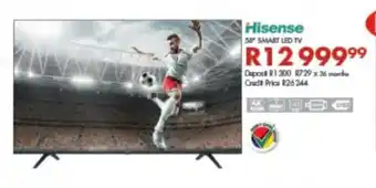 Beares Hisense - 58" Smart LED Tv offer