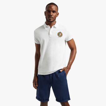 Fabiani Pleated blue chino shorts offer