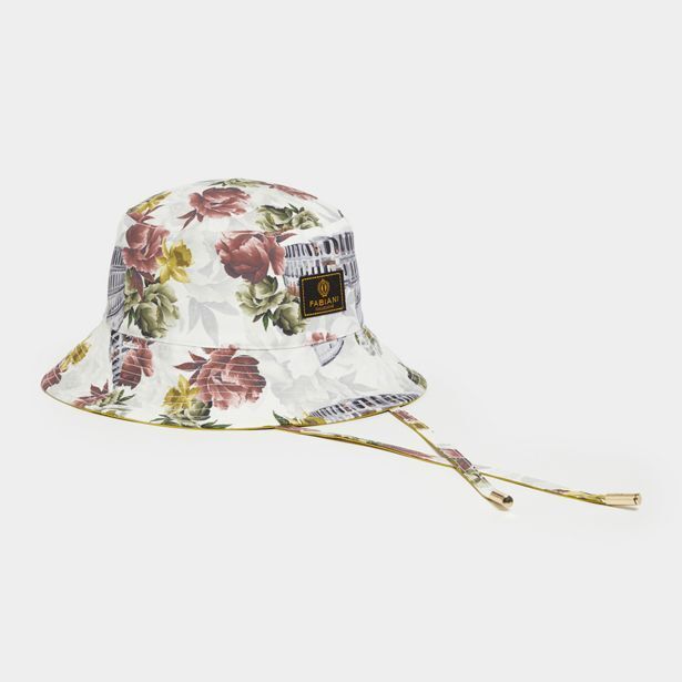 Reversible multicolour roma bucket hat offer at Fabiani