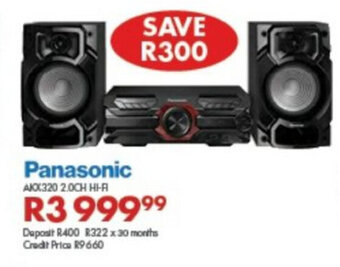 Panasonic AKX320 2.0Ch Hi-Fi