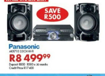 Beares Panasonic - AKX710 2.0Ch Hi-Fi offer