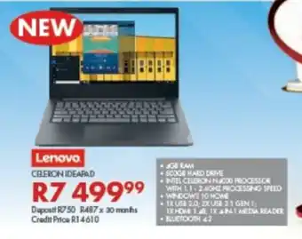 Beares Lenovo - Celeron idea Pad offer