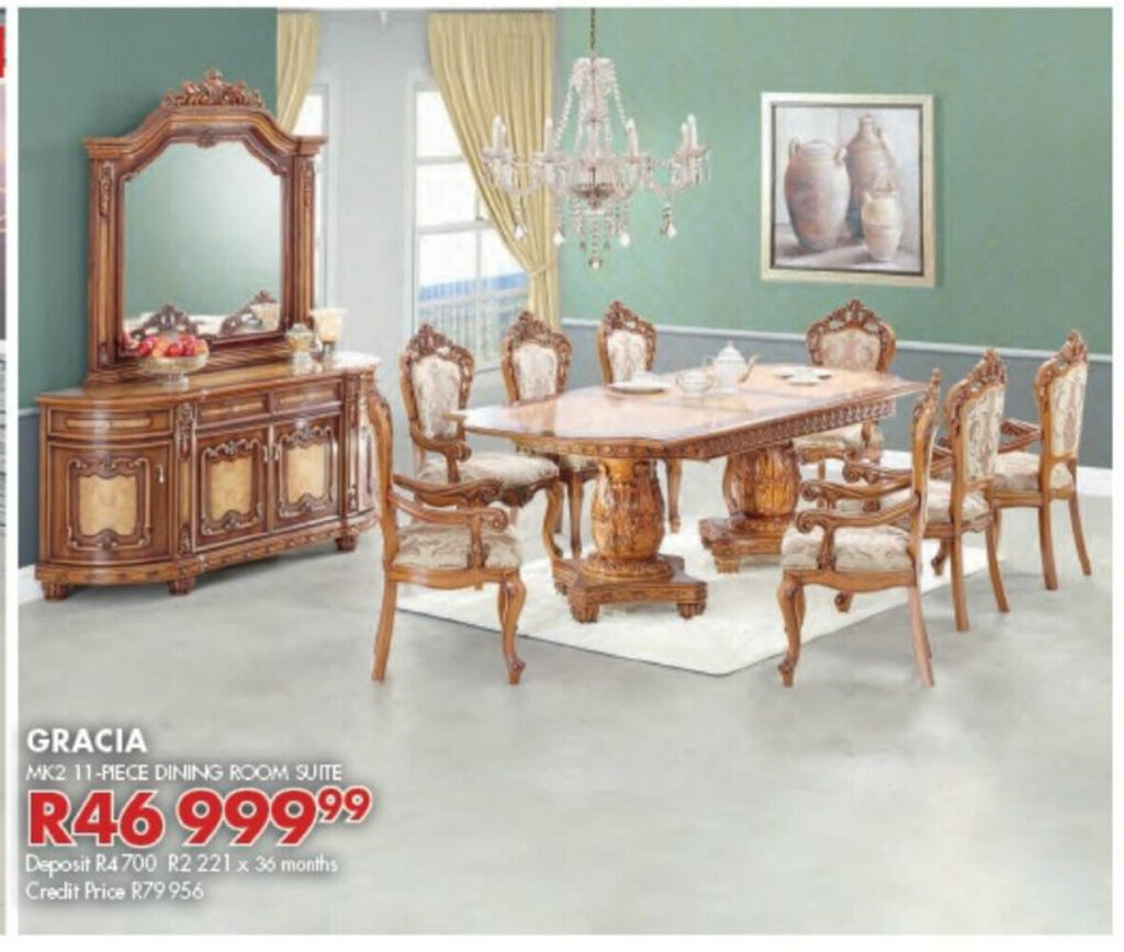 Bears furniture best sale dining room suites