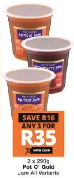 Checkers Hyper Pot O' Gold Jam offer