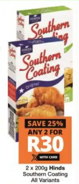 Hinds Southern Coating 2x200g