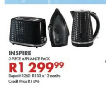 Beares Inspire 3-Piece Appliance Pack offer