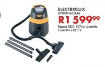 Beares Electrolux - GT3000 Vacuum offer