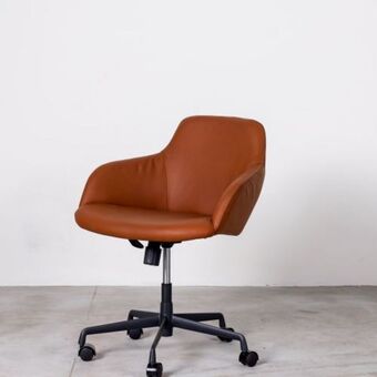 Olaf office chair| tankwa lava with black base