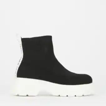 Zando Utopia flyknit slip on bootie sneakers white offer