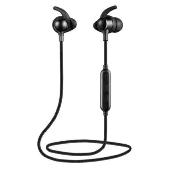 Volkano wireless bluetooth earhones - titanium sports series(black)