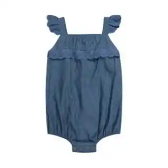 Pick n Pay Baby girls soft denim romper offer