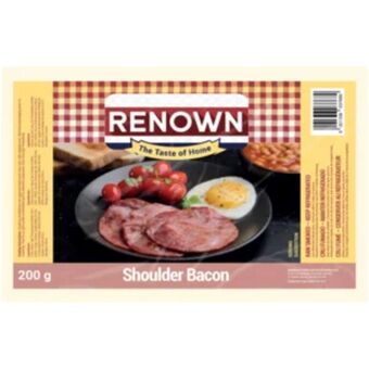Shoprite Renown shoulder bacon 200g offer