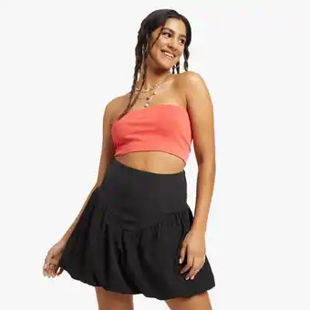 The FIX Women's black bubble mini skirt offer