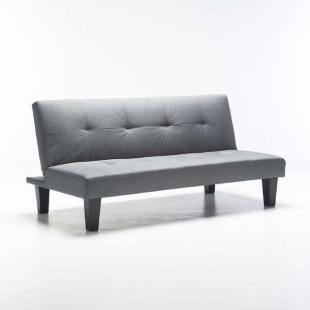Allan fabric sleeper couch offer at Decofurn