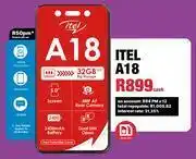 MRP Itel a18 smartphone offer