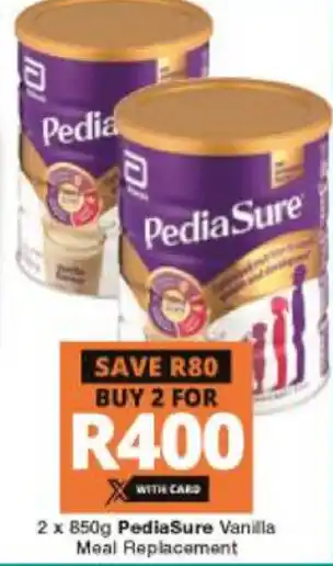 PediaSure Vanilla Meal Replacement 2x850g