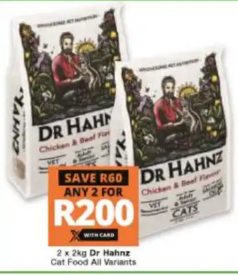 Dr Hahnz Cat Food 2x2kg