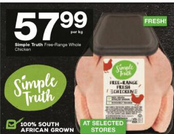 Checkers Hyper Simple Truth Free-Range Whole Chicken offer