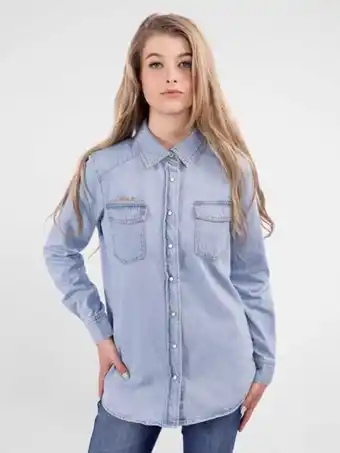 Long sleeve denim shirt
