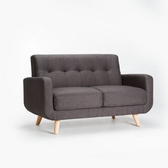 Decofurn Luna fabric 2 seater couch offer