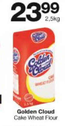 Checkers Hyper Golden Cloud Cake Wheat Flour 2,5kg offer