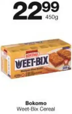 Checkers Hyper Bokomo Weet-Bix Cereal 450g offer