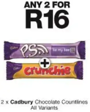 Checkers Hyper Cadbury Chocolate Countliness offer