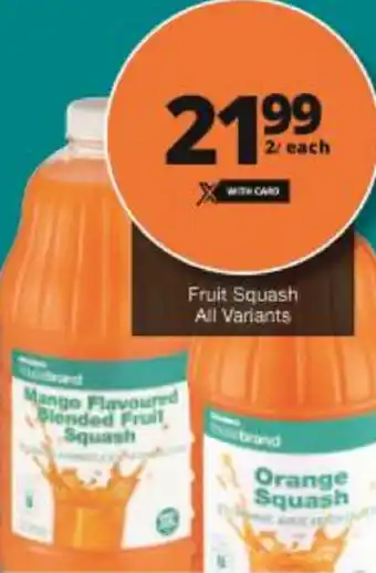 Checkers Hyper Fruit Squash 2L offer