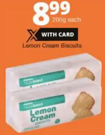 Checkers Hyper Lemon Cream Biscuits 200g offer