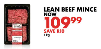 Woolworths Lean Beef Mince 1kg offer