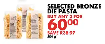Woolworths Selected Bronze Die Pasta 500g offer