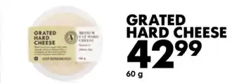 Woolworths Grated Hard Cheese 60g offer
