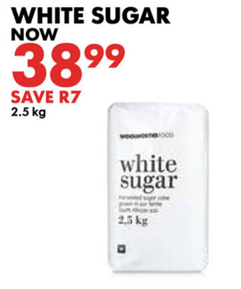 Woolworths White Sugar 2.5kg offer