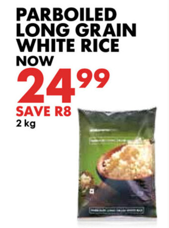 Woolworths Parboiled Long Grain White Rice 2kg offer