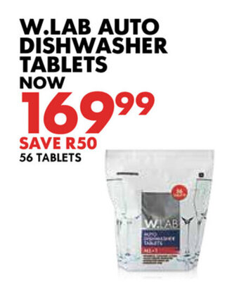 Woolworths W.Lab Auto Dishwasher Tablets 56 Tablets offer
