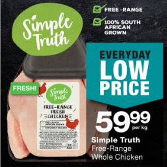 Checkers Simple Truth Free-Range Whole Chicken offer