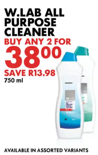 Woolworths W.Lab All Purpose Cleaner 750ml offer