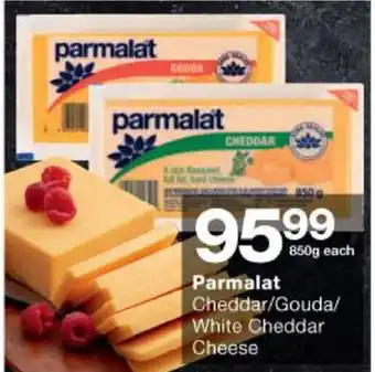 Checkers Parmalat Cheddar/Gouda/White Cheddar Cheese 850g offer