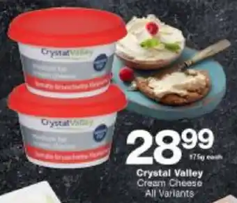 Checkers Crsytal Valley Cream Cheese offer