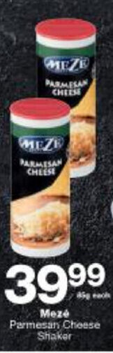 Checkers Meze Parmesan Cheese Shaker offer