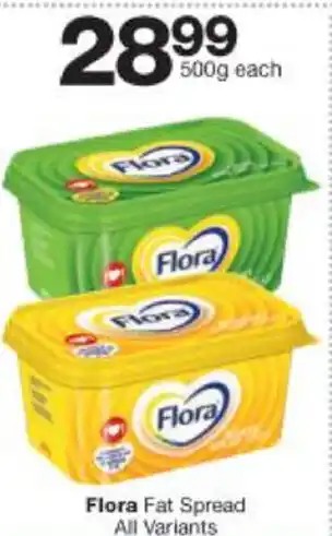 Checkers Flora Fat Spread 500g offer