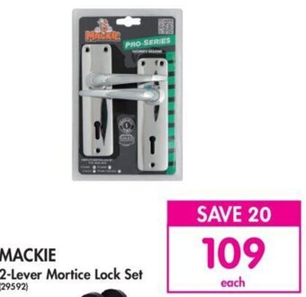 Mackie 2-Lever Mortice Lock Set
